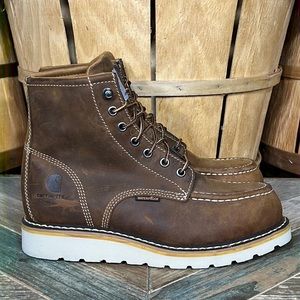 Carhartt 6-inch Steel Toe Oiled Leather Wedge Work Boots (Waterproof)